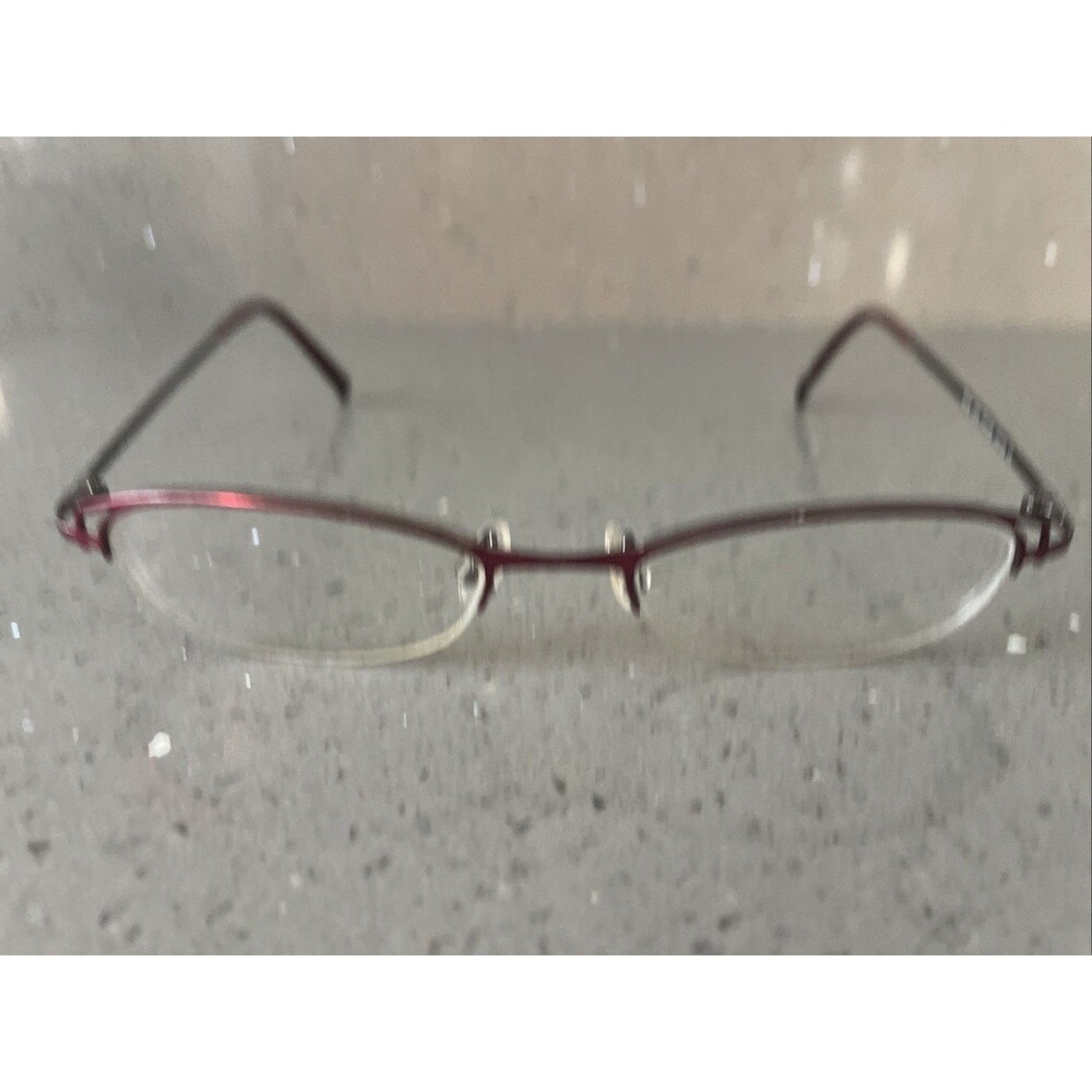 Alfred Sung Eyeglasses Frames ONLY Wine Cen Japan Canadian Design 48-18-135